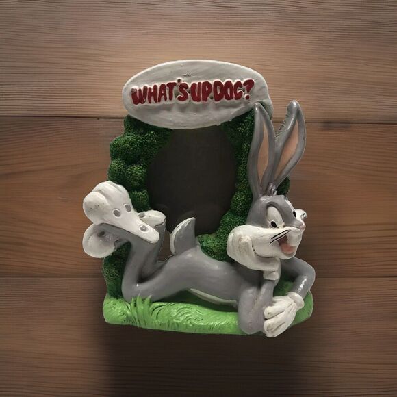 Looney Tunes Bugs Bunny Photo Frame What’s Up Doc? Stand Up Picture Vintage - Picture 1 of 8